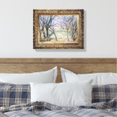Bäume und Häuser, 1885-86 Leinwanddruck (Insitu (Schlafzimmer))