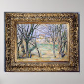 Bäume und Häuser, 1885-86 Poster (Vorne)