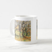 Bäume und Häuser Pauls Cezanne | nähern sich dem Kaffeetasse (Vorderseite Links)