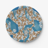 BÄUME UND HAUT PAPPTELLER (Vorderseite)