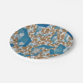 BÄUME UND HAUT PAPPTELLER (Schrägansicht)