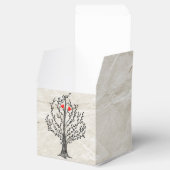 Bäume und Herzen Geschenkschachtel (Geöffnet)