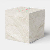 Bäume und Herzen Geschenkschachtel (Rückseite)