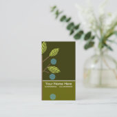 Bäume und ihre Obst-Visitenkarten Visitenkarte (Stehend Vorderseite)