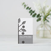 Bäume und ihre Obst-Visitenkarten Visitenkarte (Stehend Vorderseite)