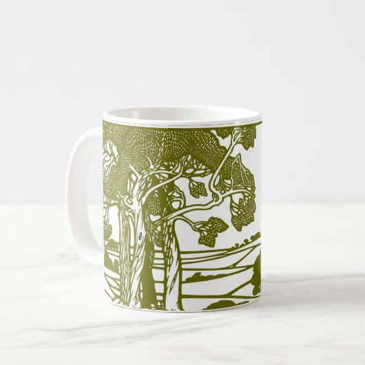 Bäume und Landschaften Kaffeetasse (Vorderseite Links)