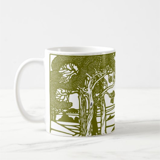 Bäume und Landschaften Kaffeetasse (Links)