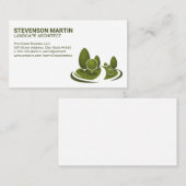 Bäume und Landschaften Visitenkarte (Vorne/Hinten)