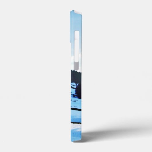 Bäume und Nadelwälder des Spitzli-Hügels Case-Mate iPhone Hülle (Rückseite / Links)