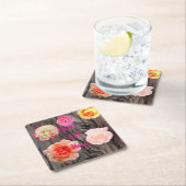 Bäume und Rosen Papier Untersetzer (Vor Ort)