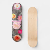 Bäume und Rosen Skateboard (Vorderseite)