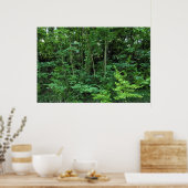 Bäume und Shrubs Poster (Küche)