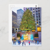 Bäume und Skater 2015 Postkarte (Vorne/Hinten)