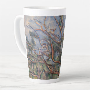 Bäume und Straße, postimpressionistische Landschaf Milchtasse