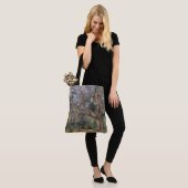 Bäume und Straße, postimpressionistische Landschaf Tasche (Am Model)