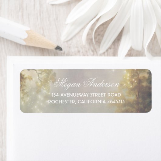 Bäume und String Lights Rustikale Dreamy Wedding (Insitu)