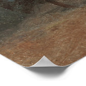 Bäume und Sturmwolken Poster (Ecke)