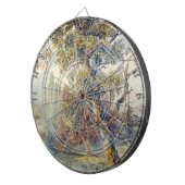 Bäume und Teich (von John Ruskin) Dartscheibe (Vorderseite rechts)