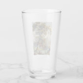 Bäume und Teich (von John Ruskin) Glas (Rückseite)