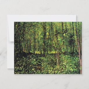 Bäume und Unterholz von Vincent van Gogh