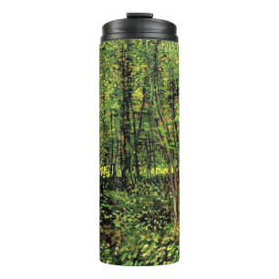 Bäume und Unterholz von Vincent van Gogh Thermosbecher