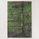 Bäume und Unterwuchs durch Van Gogh Gemälde Art Puzzle (Vertikal)