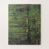 Bäume und Unterwuchs durch Van Gogh Gemälde Art Puzzle (Vertikal)