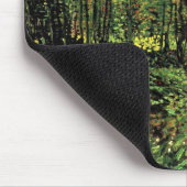 Bäume und Unterwuchs Mousepad (Ecke)