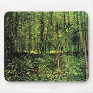 Bäume und Unterwuchs Mousepad