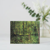 Bäume und Unterwuchs von Vincent van Gogh (Stehend Vorderseite)