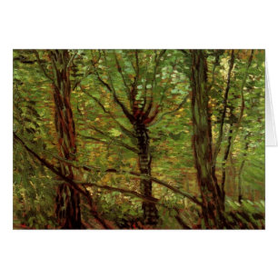 Bäume und Unterwuchs von Vincent van Gogh