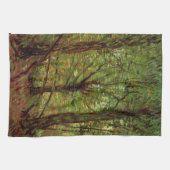 Bäume und Unterwuchs von Vincent van Gogh Geschirrtuch (Horizontal)