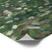 Bäume und Unterwuchs von Vincent Van Gogh Poster (Ecke)