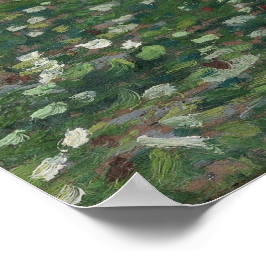 Bäume und Unterwuchs von Vincent Van Gogh Poster (Ecke)