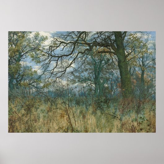 Bäume und Unterwuchs - William Fraser Garden Poster (Vorne)