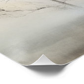 Bäume und Vögel Abstrakte Leinwand Mauer Kunst Poster (Ecke)