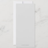 Bäume und Vögel Einladung (Rückseite)