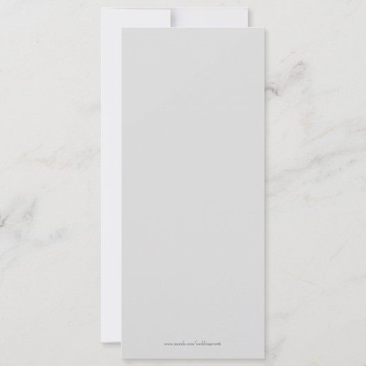 Bäume und Vögel Einladung (Rückseite)