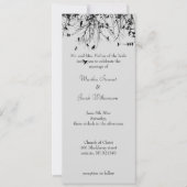 Bäume und Vögel Einladung (Vorderseite)