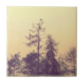 Bäume und Vögel Fliese (Vorderseite)