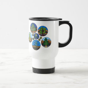 Bäume und Wanzen-Reise-Tasse Reisebecher