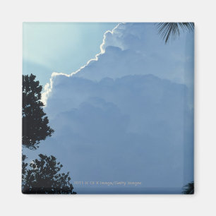 Bäume und Wolken Magnet