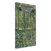 Bäume Vincent van Goghs | und Unterholz, 1887 Mini Klemmbrett (Schrägansicht)