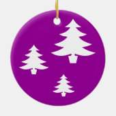 Bäume - violett keramikornament (Hinten)