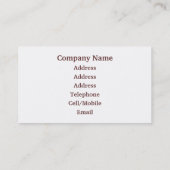 BÄUME VISITENKARTE (Rückseite)