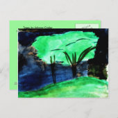 Bäume von Johnna Crider Postkarte (Vorne/Hinten)