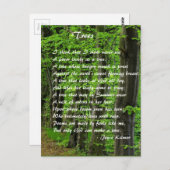 Bäume von: Joyce Klimer Postkarte (Vorne/Hinten)