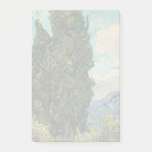 Bäume von Vincent Van Gogh Post-it Klebezettel (Vorderseite)