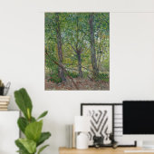 Bäume von Vincent Van Gogh Poster (Heimbüro)