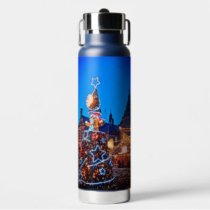 Bäume vor dem Rathaus Trinkflasche